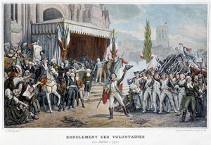 The Enrolment of Volunteers, July 22 by Unknown artist