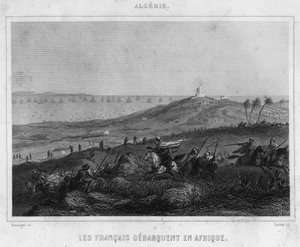 The French landed in Africa