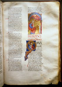 The Gospel of Saint Luke represents with the bull
