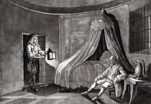 The Iron Mask in His Prison on the Island of Sainte-Marguerite by Unknown artist