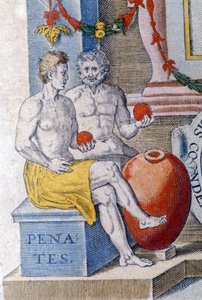 The Penates (domestic gods protecting the city or the home) by Unknown artist