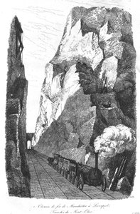 The Railway from Liverpool to Manchester: The Trench of Mount Olive by Unknown artist