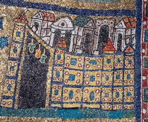 The Vision of Celestial Jerusalem: Detail of Jerusalem in Fortified Citadel by Unknown artist