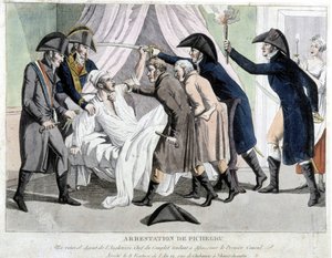 The arrest of Pichegru (engraving) by Unknown artist