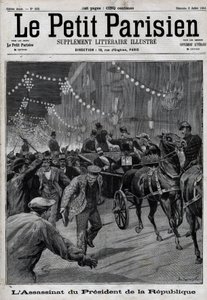 The Assassination of President Sadi Carnot by Sante Caserio on June 24