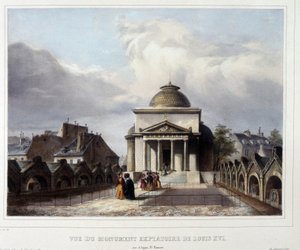 The atonement chapel of Louis XVI in Paris