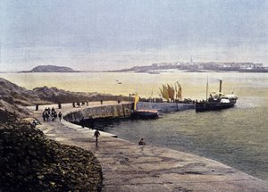 The bay of Saint-Malo from Dinard - in 