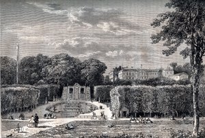 The castle and park of Saint Cloud (Saint-Cloud) in 1867 by Unknown artist