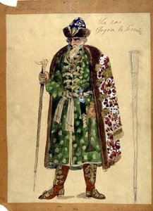 The character of the king in the opera 