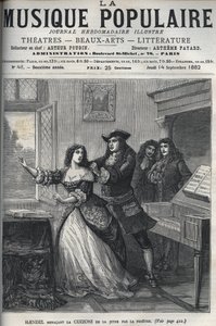 The composer George Frederick Handel (Georg Friedrich Handel) by Unknown artist