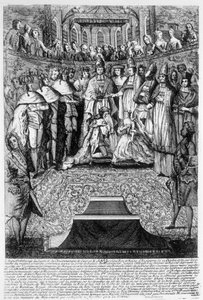 The coronation of George II, King of Great Britain and Ireland, October 2