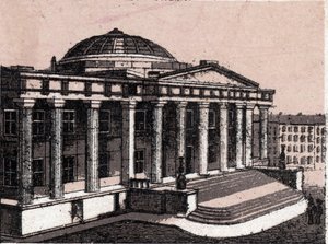 The customhouse in New York, United States