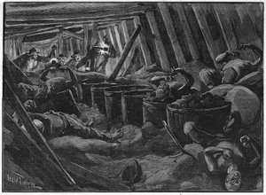 The disaster of Saint-Etienne on July 3 by Unknown artist