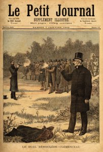 The Duel with the Pistol Between Paul Deroulede and Georges Clemenceau by Unknown artist