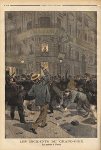 The General Fight Continued in the Streets of Paris at Night by Unknown artist