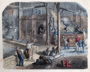 The Manufacture of Beer. 19th Century Illustration. Bianchetti Collection by Unknown artist