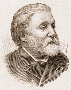 Portrait of Etienne Charles Henri, Viscount de Bornier, French Playwright and Poet
