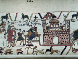 The Messengers of the King of Normandy William the Conqueror (1027-1087) Informed Him that Harold, Who Came from England on Behalf of King Edward the Confessor of England, Was Taken Prisoner by Count Guy de Ponthieu (detail)
