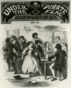 The Pirates Carousing are Frightened by the Ghost of Gibbs, Charles Gibbs, the Rhode Island Pirate