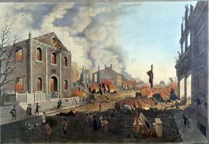 The ruins after the Great New York Fire of December 16-17 by Unknown artist