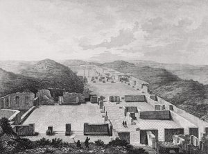 Thermal Baths of Ostia Ancient, Italy 19th Century by Unknown artist