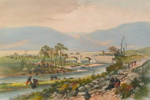 Traktir Bridge after the Battle of Tchernaya, 1855 by Unknown
