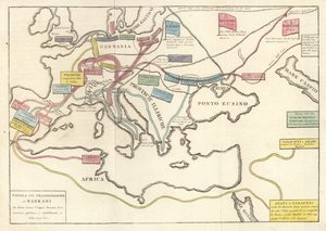 Transmigrations of the barbarian tribes that invaded the Roman Empire