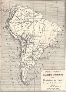 Travel Map of Alcide d
