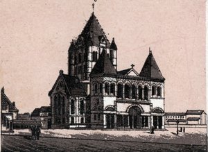 Trinity Church in New York, USA by Unknown artist