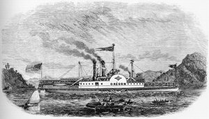 USA History: Steamboat - Oregon by Unknown artist