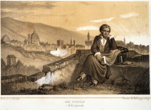 Ugo Foscolo (1778 - 1827), Italian poet and novelist, in Bellosgardo - in 