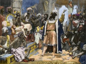 Vasco da Gama Delivers the Letter of King Manuel of Portugal to the Samorim of Calicut - After Painting