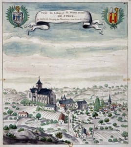 View of Sully Abbey, Touraine by Unknown artist