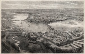 View of the city of Mantua in the 19th century by Unknown artist