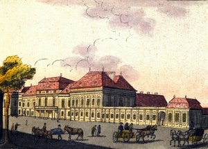 View of the city of Vienna in Austria, engraving from 1820 by Unknown artist