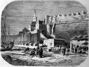 View of the Port of Tangier and the Coast, Morocco by Unknown artist