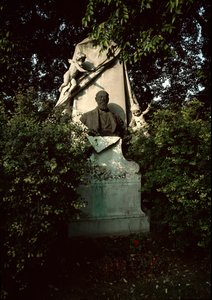 View of the tomb of Franz von Suppe at the central cemetery of Vienna by Unknown artist