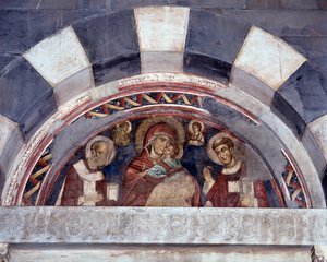 Virgin between St Nicholas and St Lawrence
