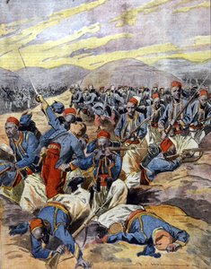 War 1914 - 1918: African Riders of the French Colonial Army in the Dunes of Flanders