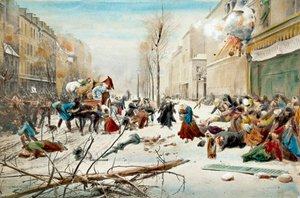 The siege of Paris in 1870, bombardment by the Prussians by Unknown artist