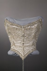 Wedding dress bodice by Unknown artist