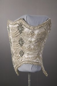 Wedding dress bodice by Unknown artist