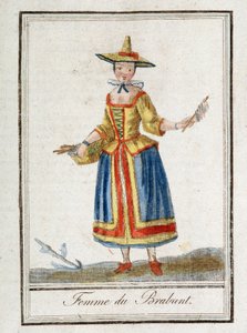 Woman of Brabant (Belgium)