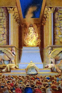 Zarathustra died in the temple surrounded by the flame