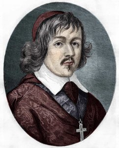 Portrait of Cardinal de Retz (Jean Francois Paul de Gondi) (1614-1679), Coadjutor of the Archbishop of Paris, French writer and politician by Unknown artist