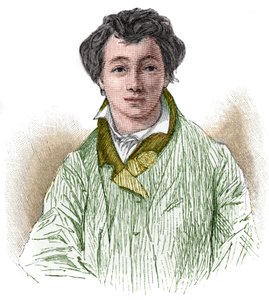Portrait of Christian Johann Heinrich Heine (1797-1856), German poet and journalist. by Unknown artist