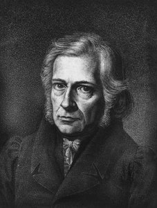 Portrait of Friedrich Daniel Ernst Schleiermacher, German philosopher and theologian.
