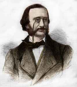 Portrait of Jacques Offenbach (1819-1880), German composer, naturalized French. by Unknown artist