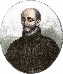 Portrait of Saint Ignatius of Loyola, founder of the Society of Jesus