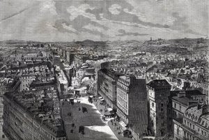 The Great Works of Haussmann - Transformations of Paris under the Second Empire, Paris Haussmannien (Boulevard, Haussmannien works) - The piercing of rue Etienne Marcel- from rue Turbigo to Place des Victoires - engraving in 